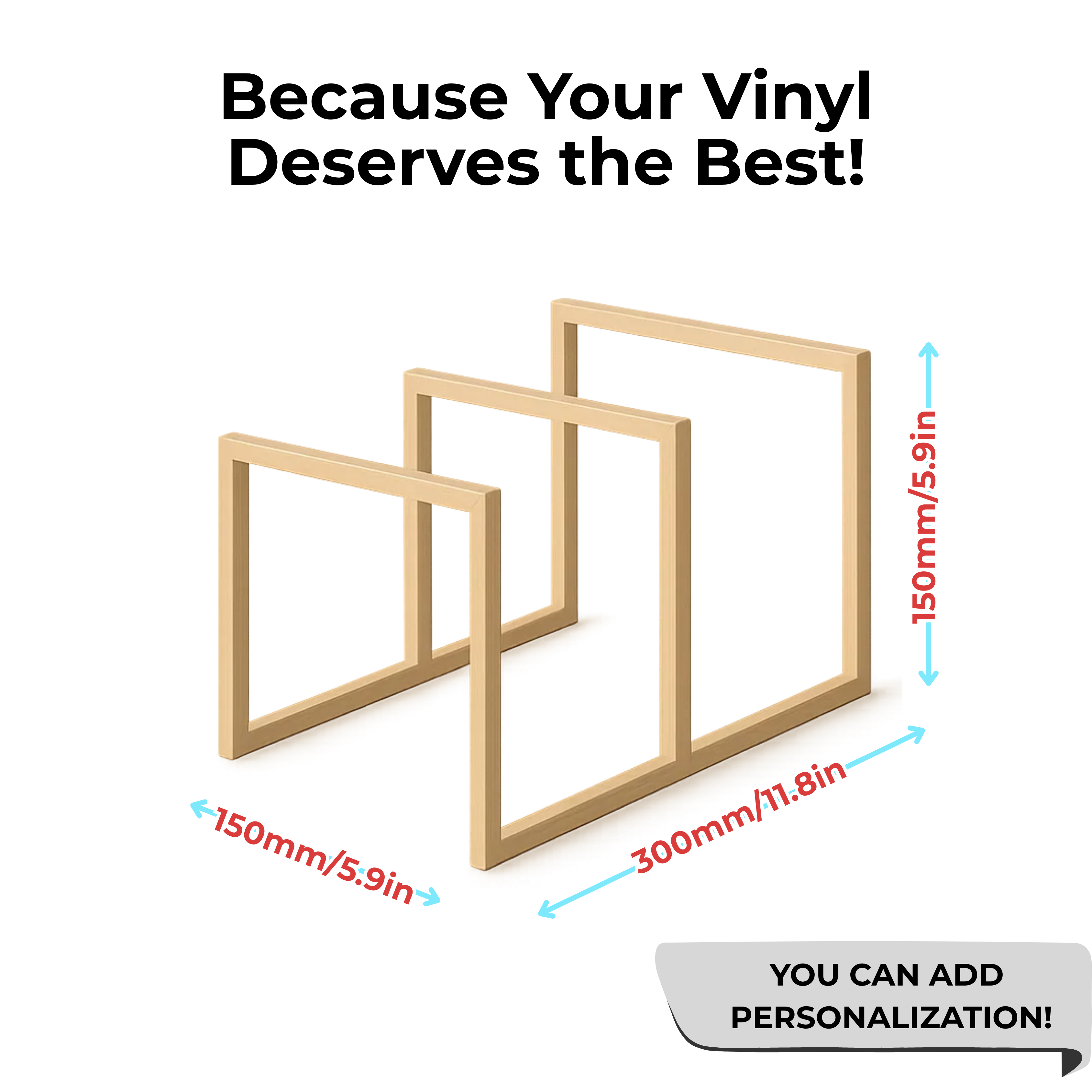 Stylish Vinyl Record Stand, Modern LP Holder, Handmade Metal Storage Rack