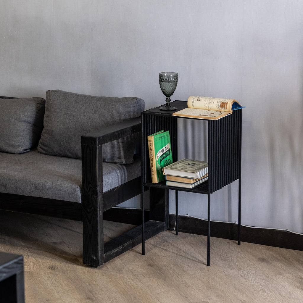 LP Record Storage Rack with Shelf, Vinyl Stand, Modern Organizer for Music Lovers