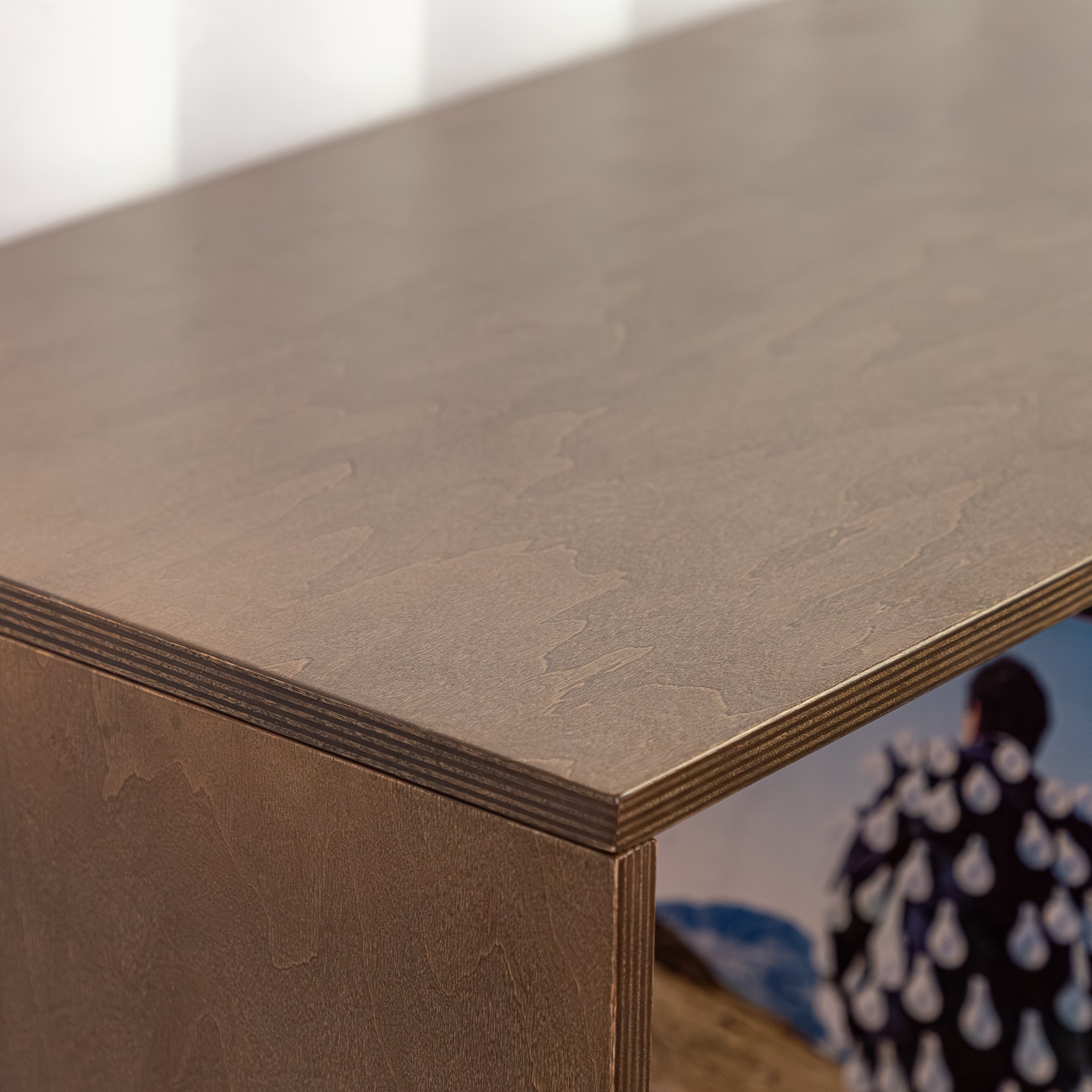 Turntable Table with Vinyl Storage, Record Player Stand