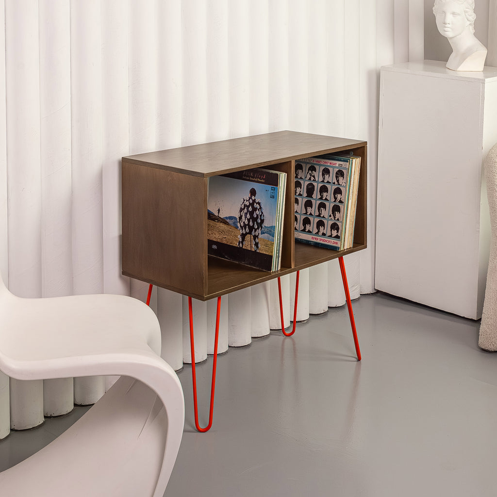Turntable Table with Vinyl Storage, Record Player Stand
