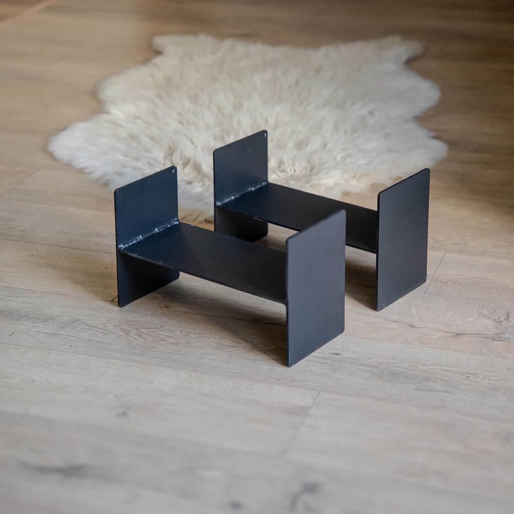 Steel Log Holder Firewood Rack Modern Metal Firewood Holder Stand Indoor Storage Stylish Log Rack Compact Design For Fireplace Outdoor Use