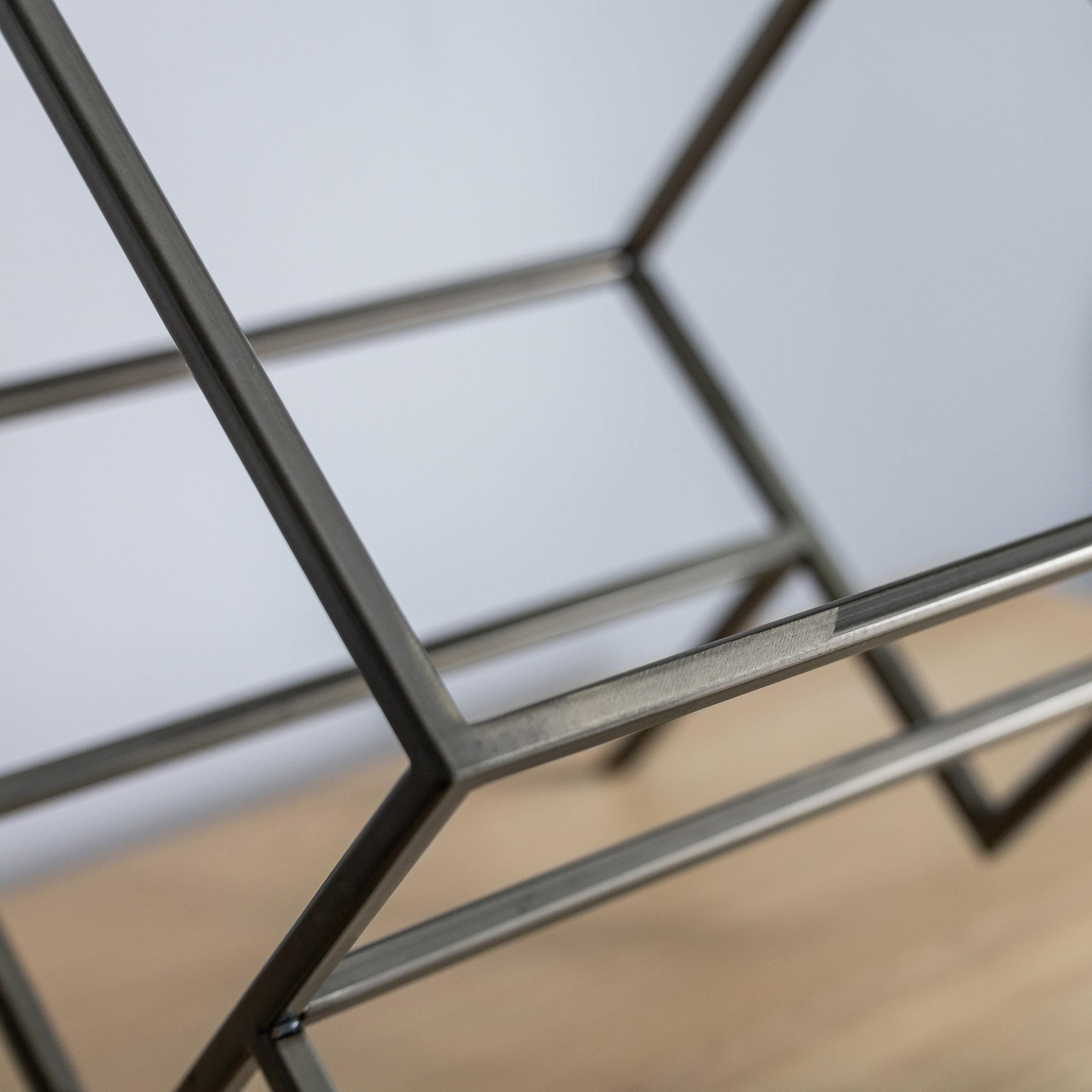 Vinyl Record Stand Metal LP Storage Rack Modern Record Holder Organizer