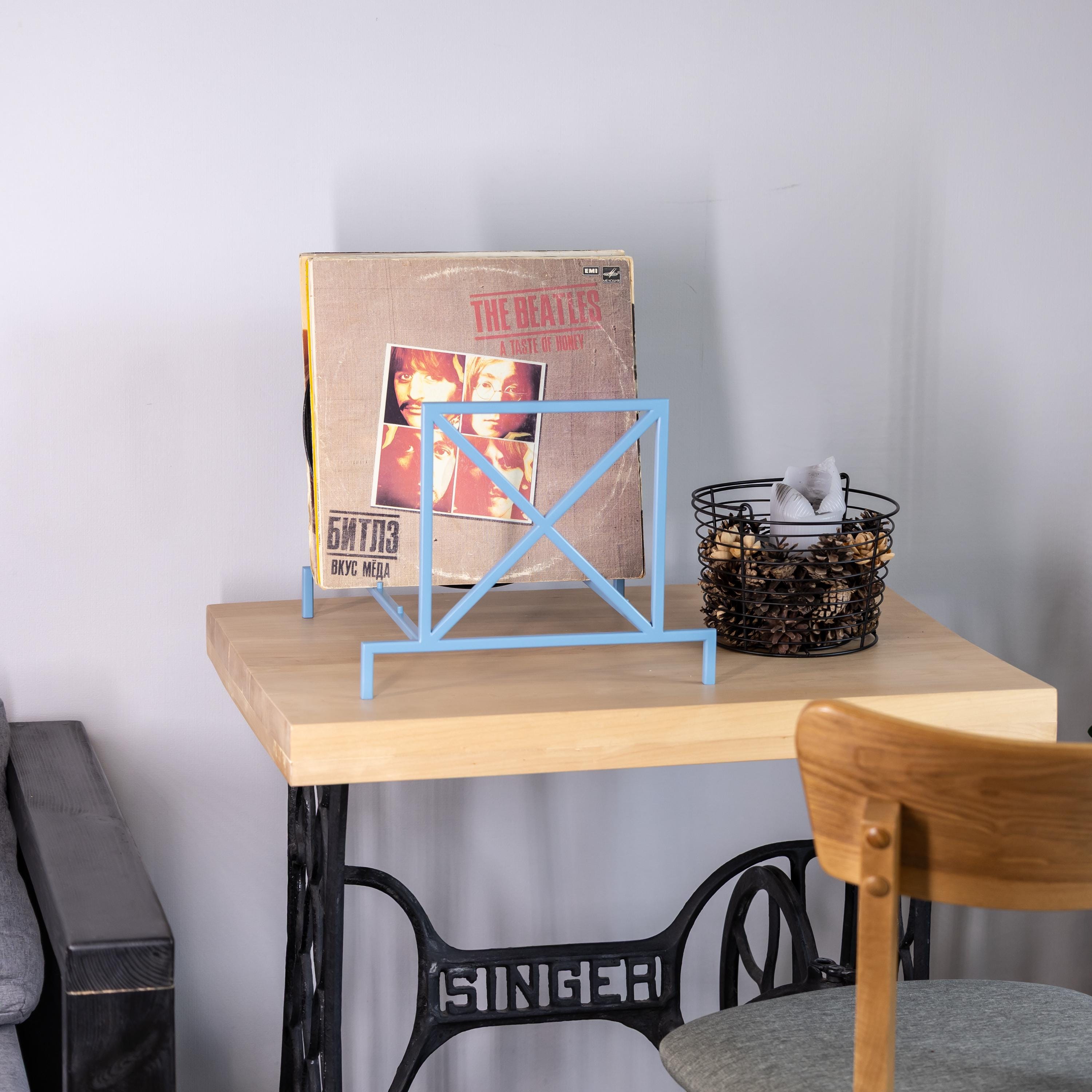 Vinyl Record Holder, Minimalist LP Stand, Music Lover Gift