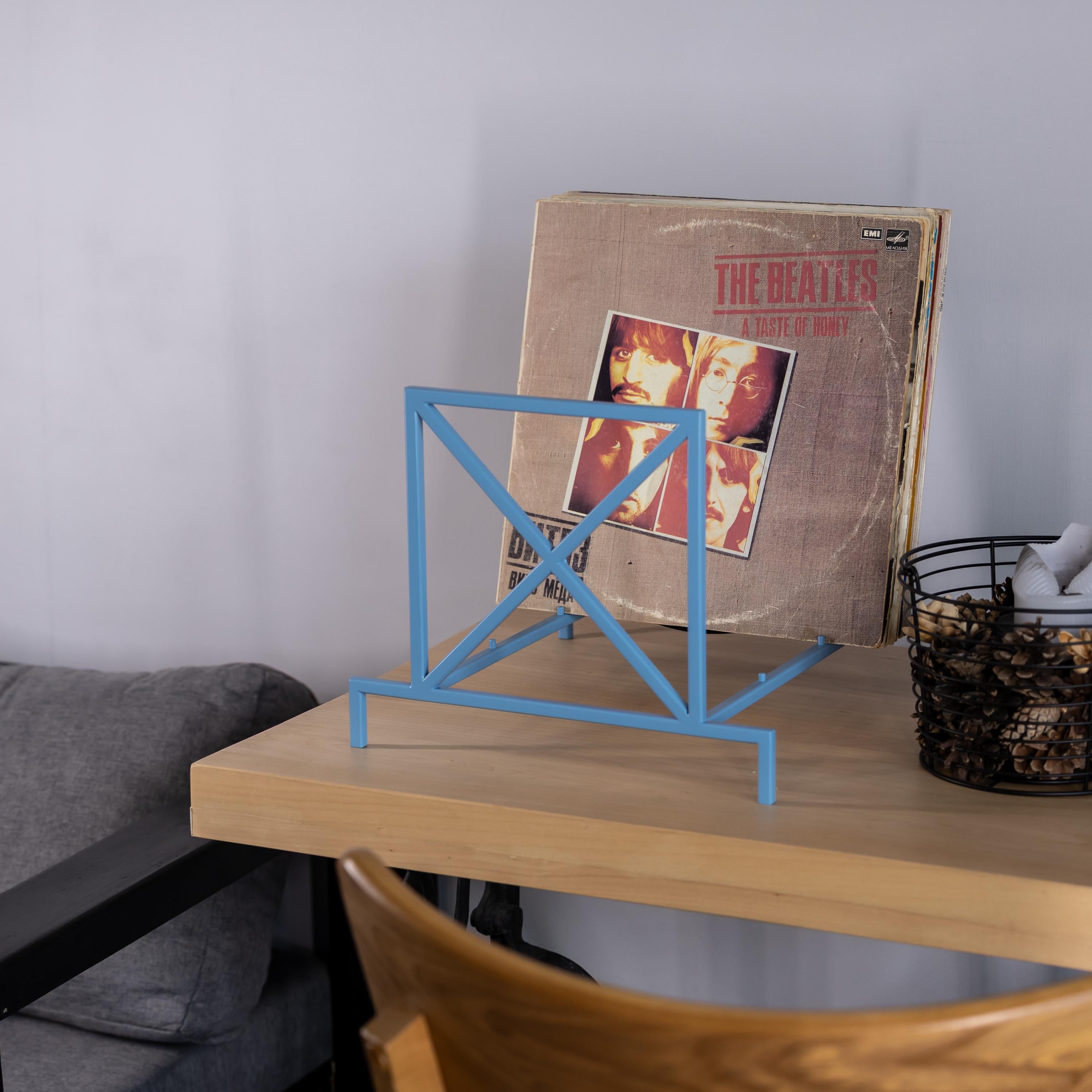 Record Holder for Vinyl  Compact LP Stand, Modern Vinyl Storage