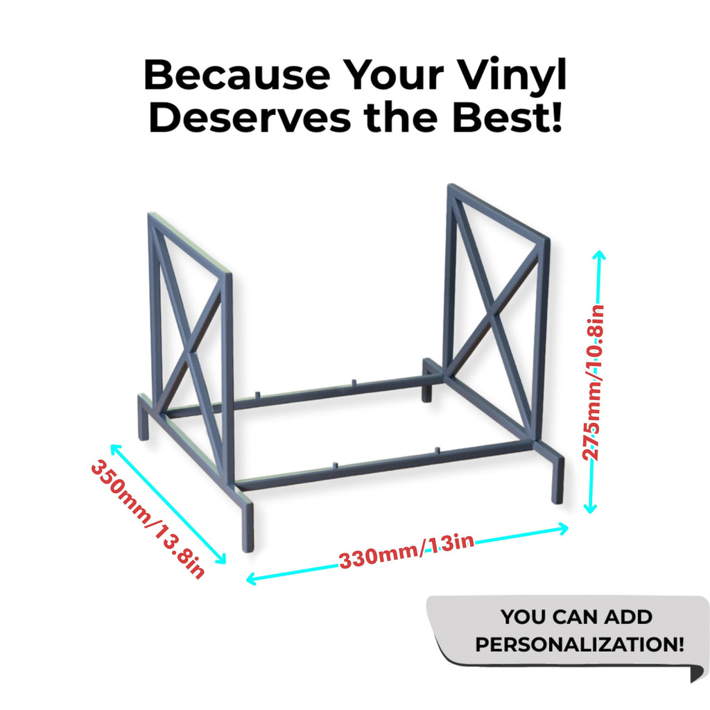 Record Holder for Vinyl  Compact LP Stand, Modern Vinyl Storage