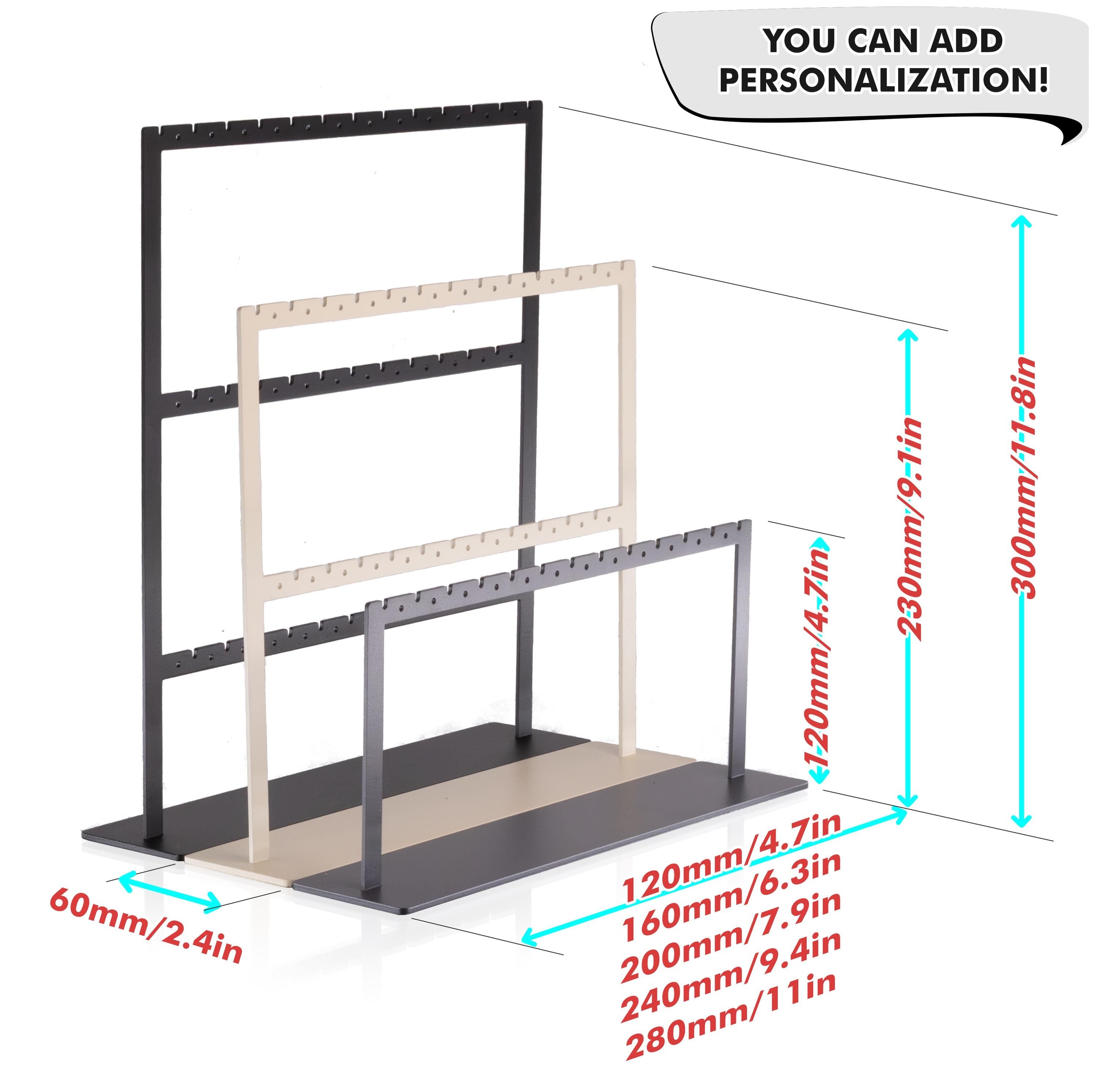Earring Stand Holder, Steel Jewelry Organizer, Minimalist Gift for Her