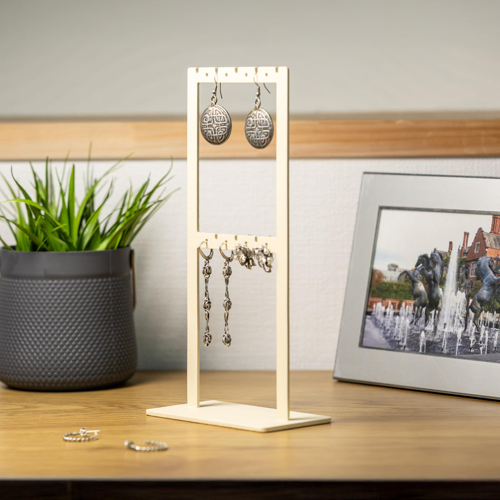 Jewelry Organizer  1/2/3 Tier Earring Stand Display, Metal Holder for Earrings & Studs
