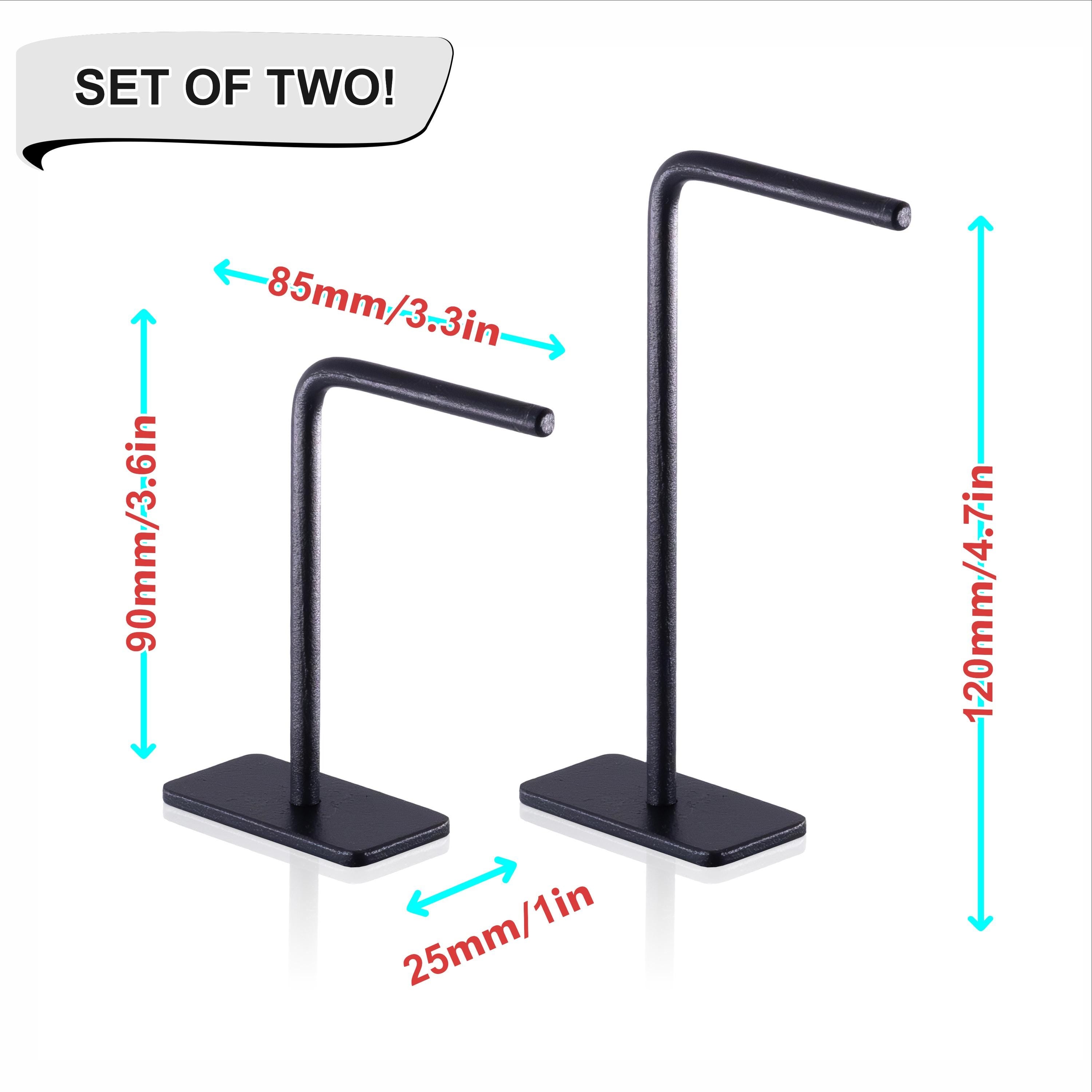 Metal Earring Holder Set of 2  Minimalist Jewelry Organizer Stand for Earrings