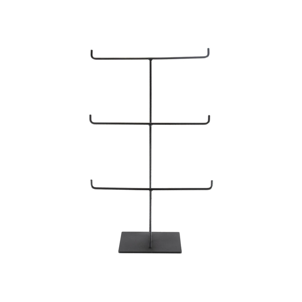 Metal Jewelry Organizer Stand, Necklace Bracelet Watch Display Rack, Minimalist Holder