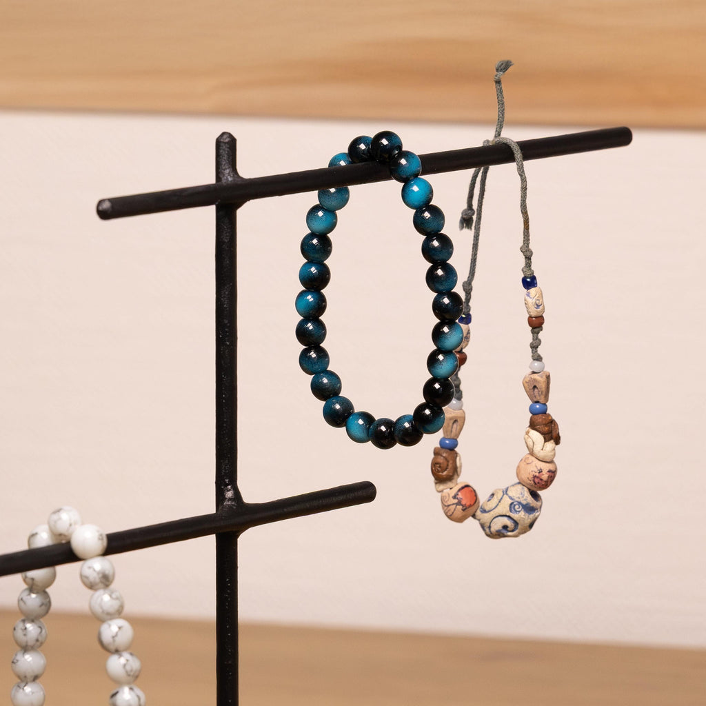 Metal Bracelet Stand  Minimalist Jewelry Organizer, Modern Jewelry Display for Bracelets & Necklaces