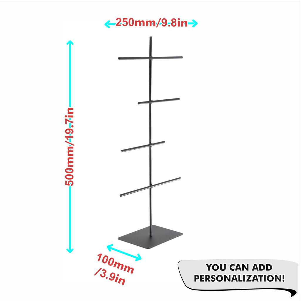 Minimalist Jewelry Organizer  Metal Stand for Necklaces, Earrings, Bracelets, Watches Storage