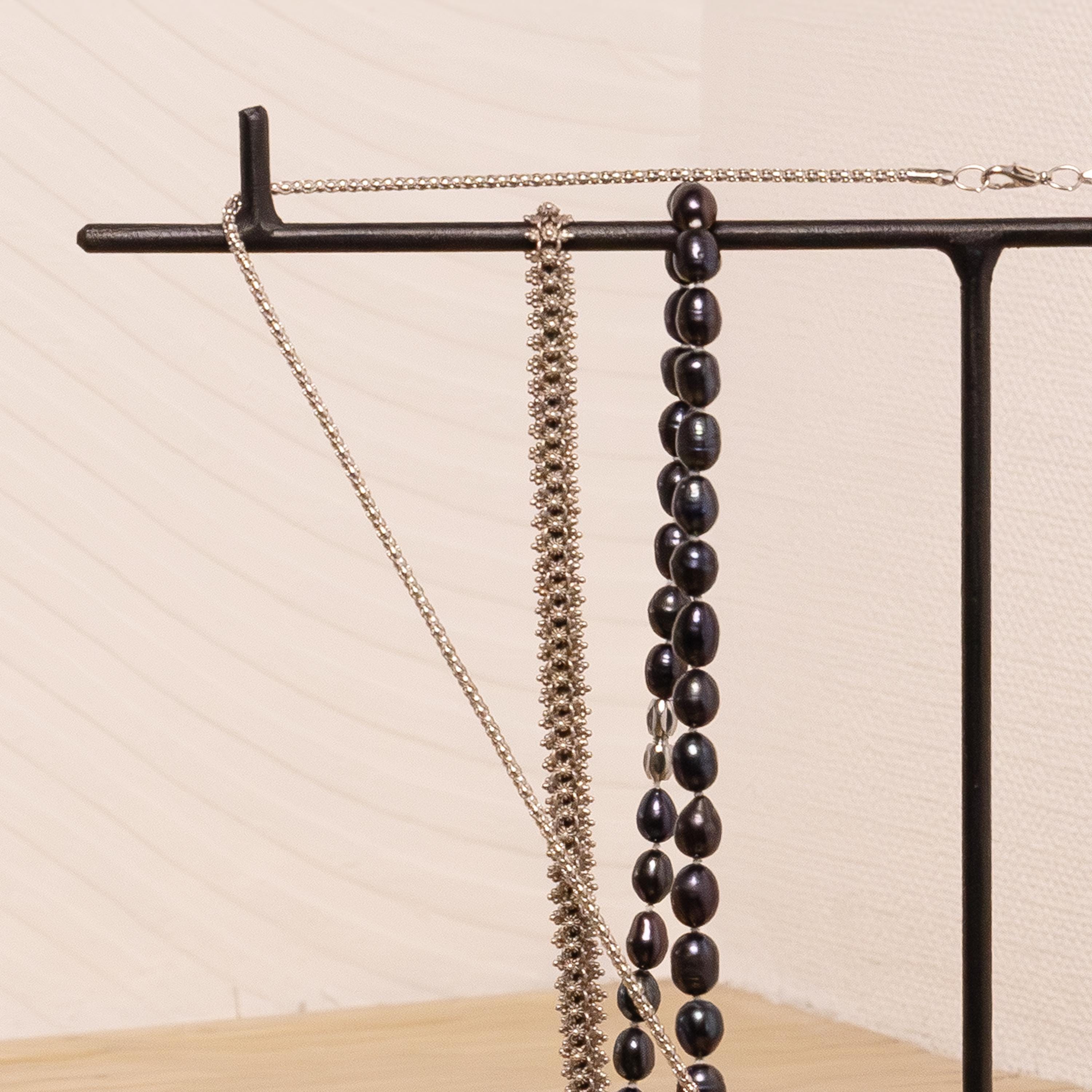 Metal Jewelry Organizer Stand, Necklace Bracelet Display