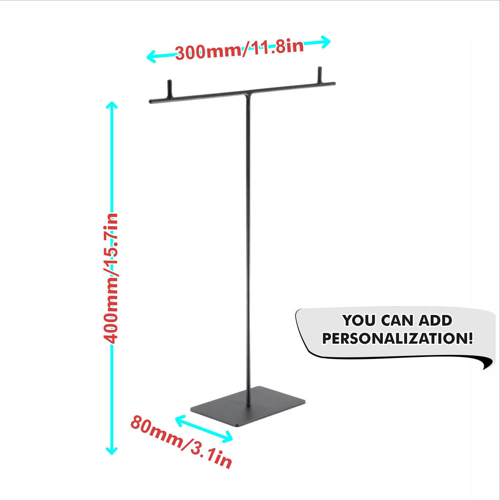 Elegant Metal Jewelry Organizer  Necklace Storage, Eyeglass Stand & Watch Display