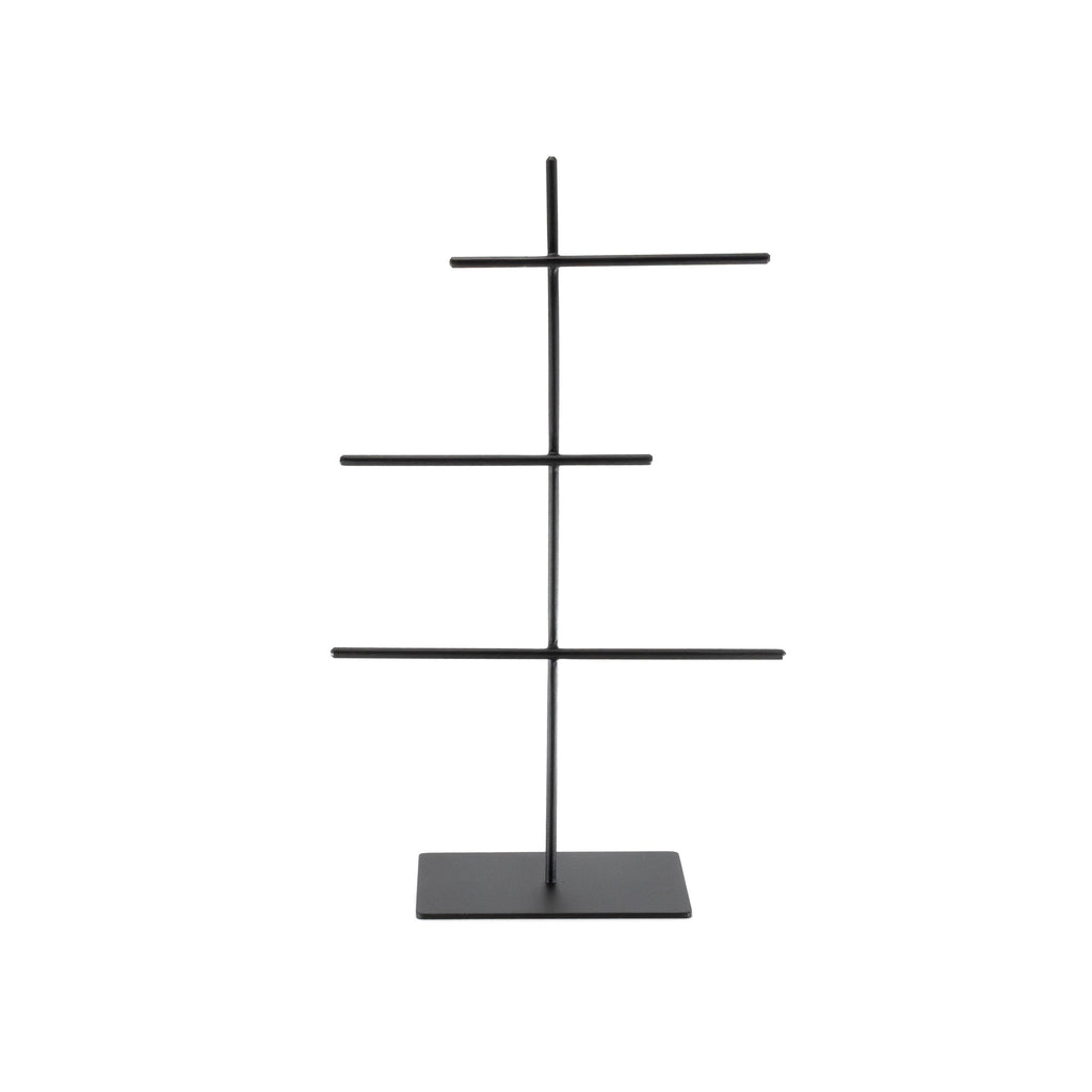 Jewelry Organizer Stand Metal  Modern Jewelry Holder for Vanity, Dresser & Store Display