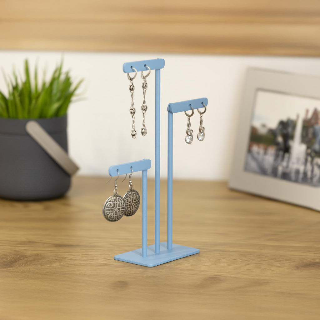 Metal Jewelry Organizer  Modern Minimalist  Earring Stand and Display for Earrings and Studs