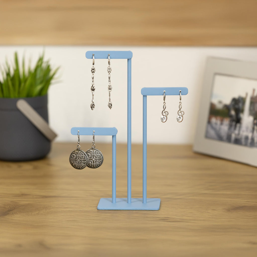 Metal Jewelry Organizer  Modern Minimalist  Earring Stand and Display for Earrings and Studs