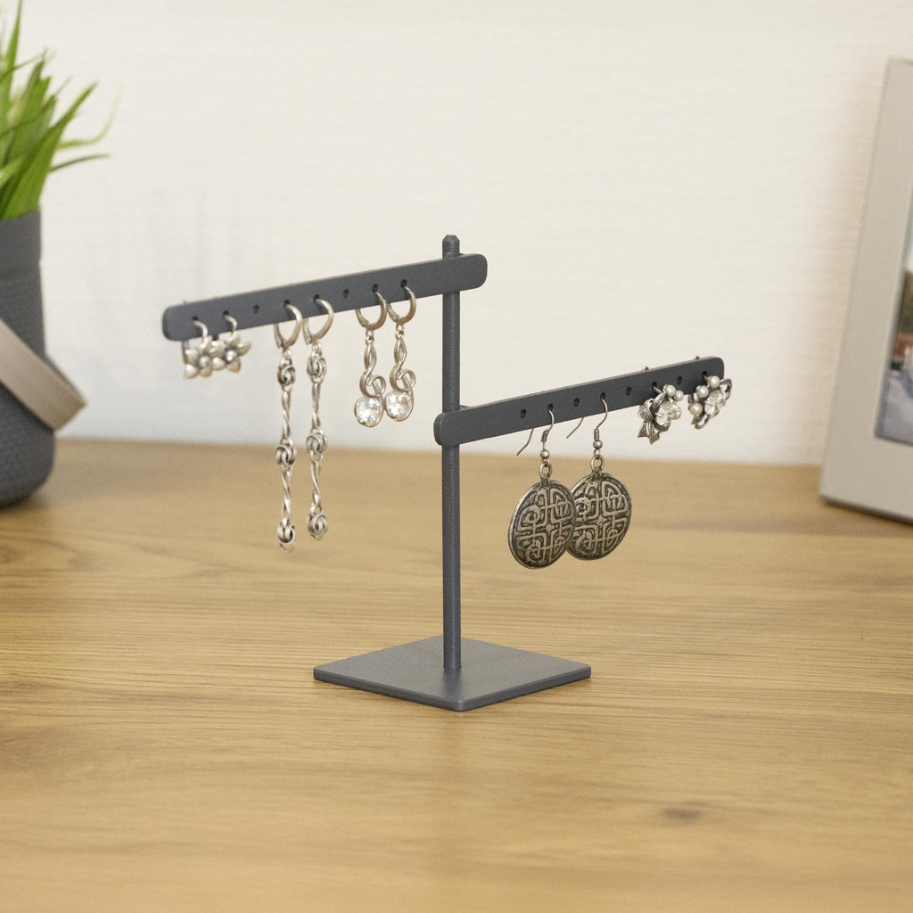 Jewelry Holder for Earrings and Studs  Minimalist Metal Earring Stand