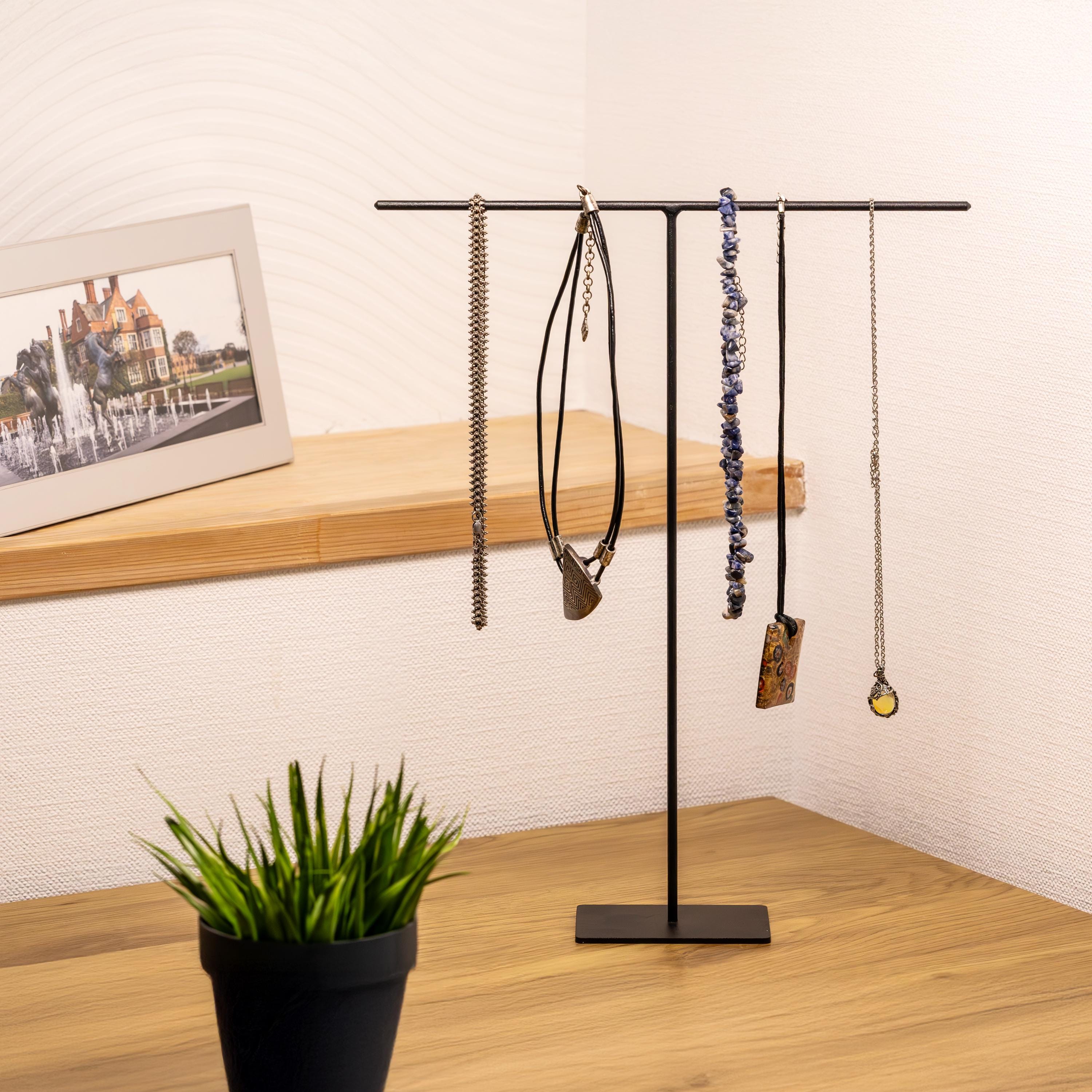 Jewelry Display Stand Metal Organizer for Necklaces Watches Glasses