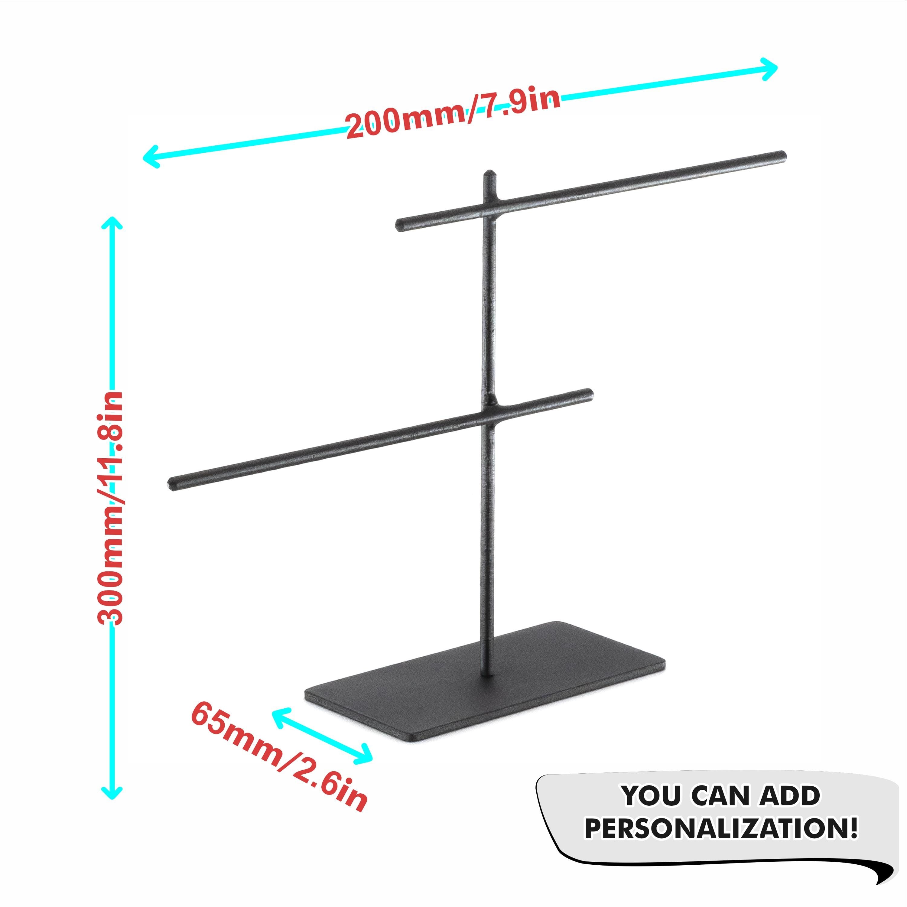 Metal Bracelet Stand  Minimalist Jewelry Organizer, Modern Jewelry Display for Bracelets & Necklaces