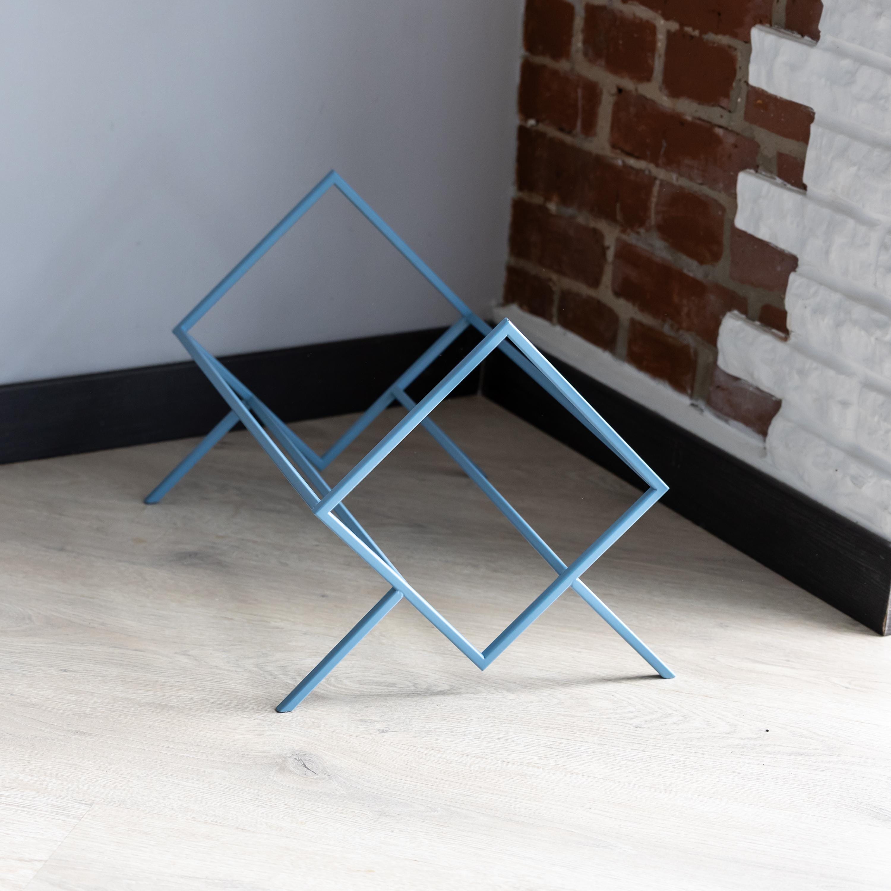 LP Record Stand Metal Vinyl Storage Rack Record Holder Modern Organizer