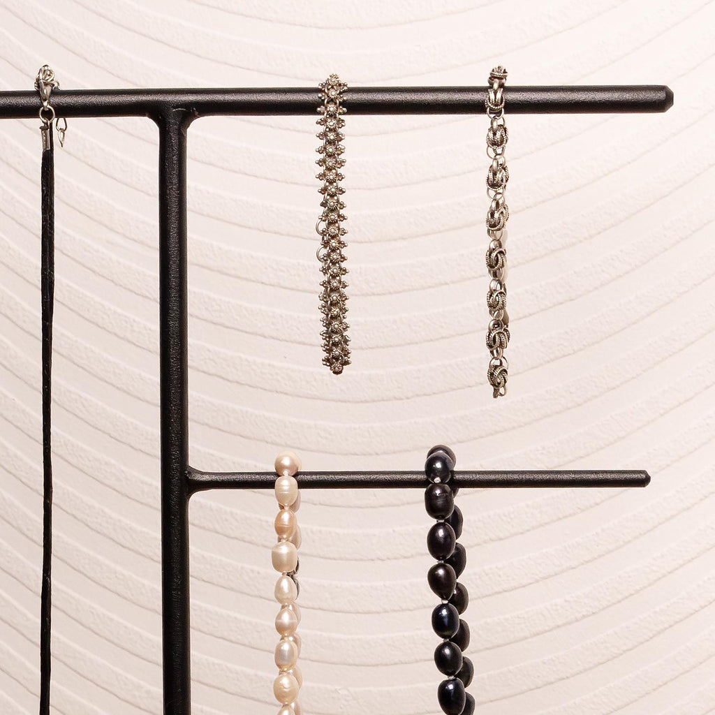 Modern Jewelry Stand Metal Necklace Holder Minimalist Jewelry Organizer Gift for Mom Mothers Day