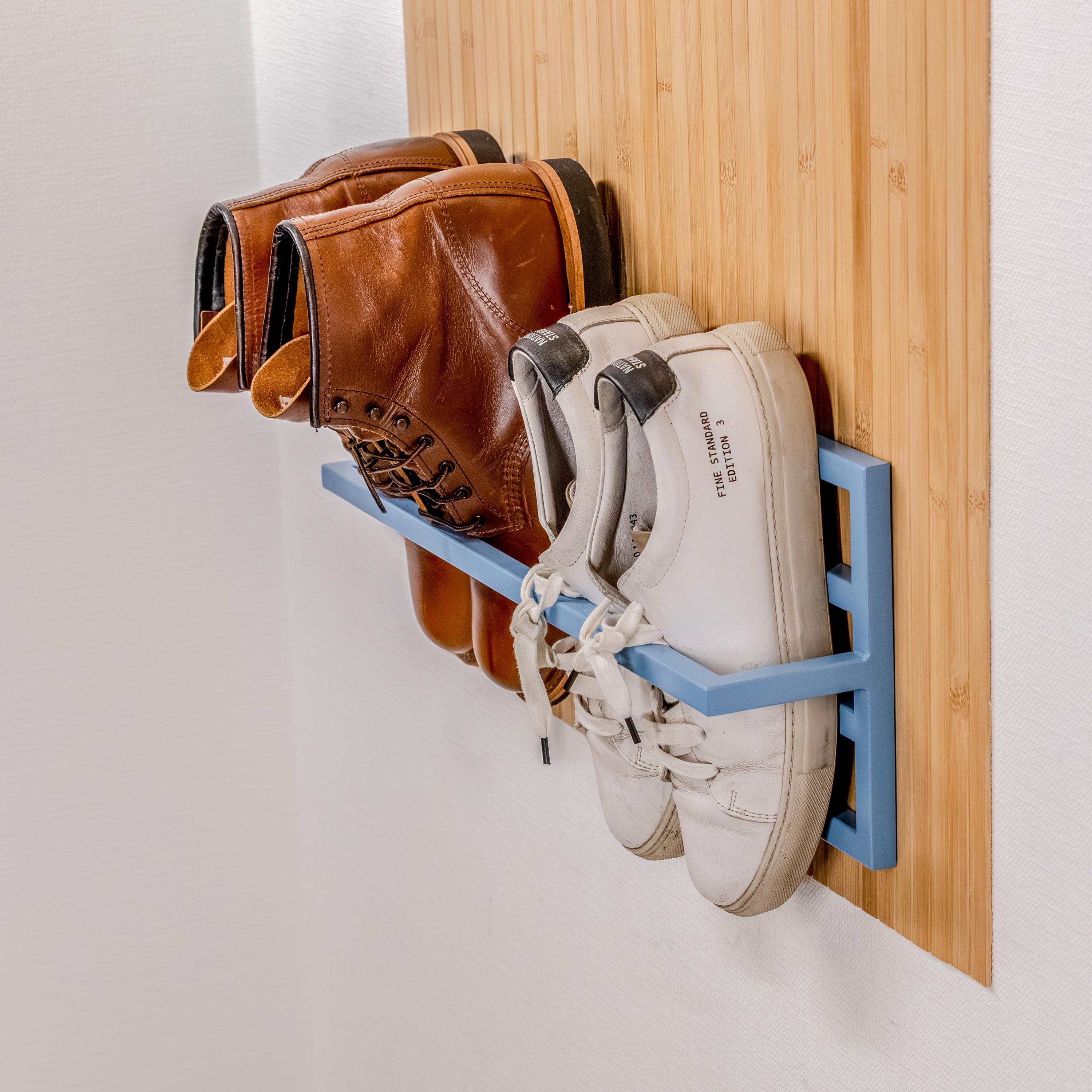 Minimalist Wall Shoe Shelf | Space-Saving Entryway Shoe Storage