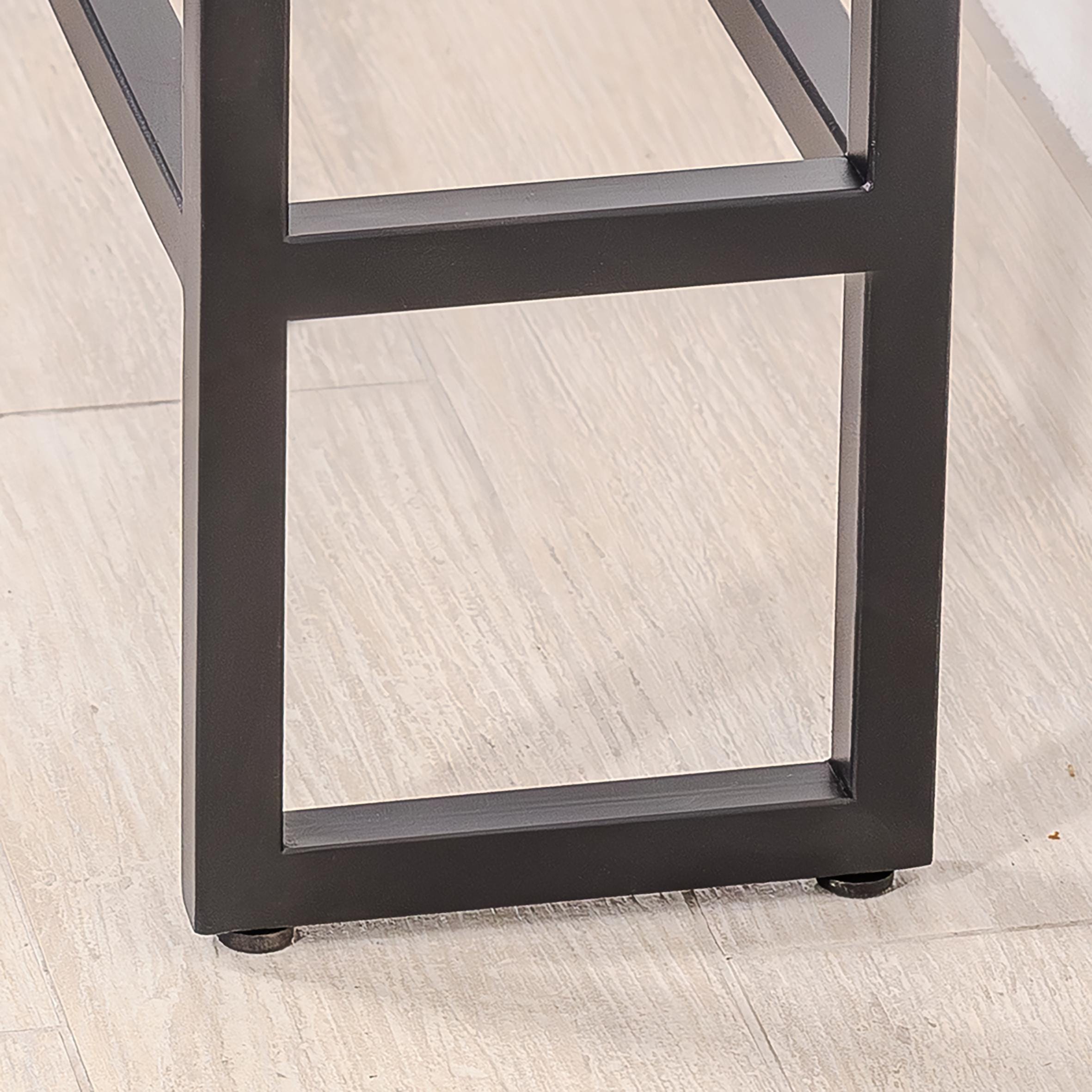 Modern Metal Shoe Rack Entryway Organizer, Boot & Shoe Storage