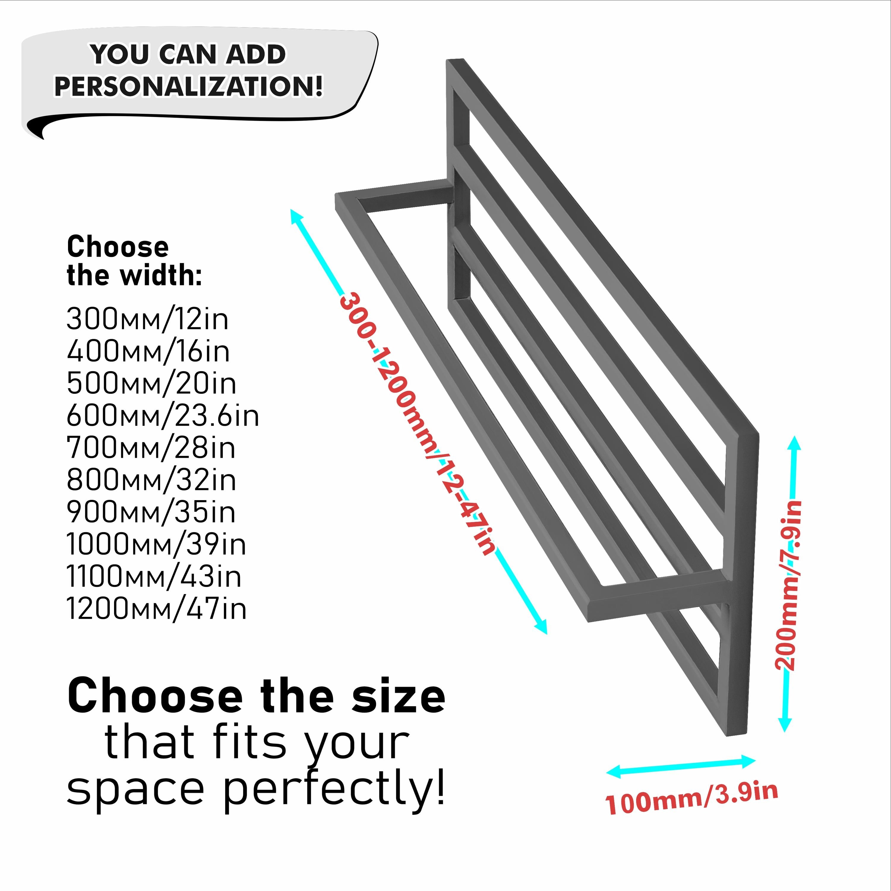 Wall Mounted Shoe Rack  Minimalist Metal Shoe Organizer for Entryway, Small Space Shoe Storage