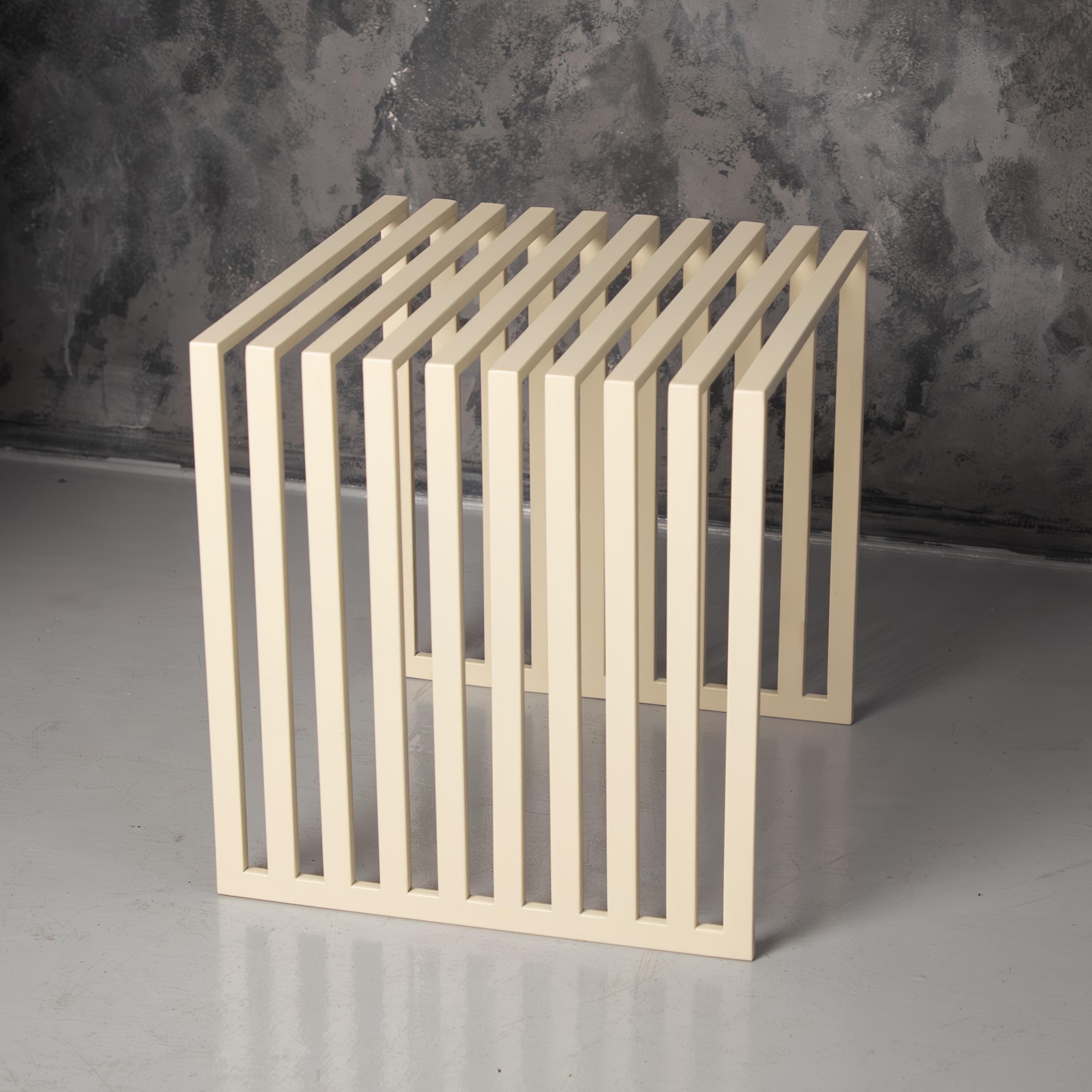 Handmade Metal Side Table, Modern Accent Table, Small Coffee & Plant Stand
