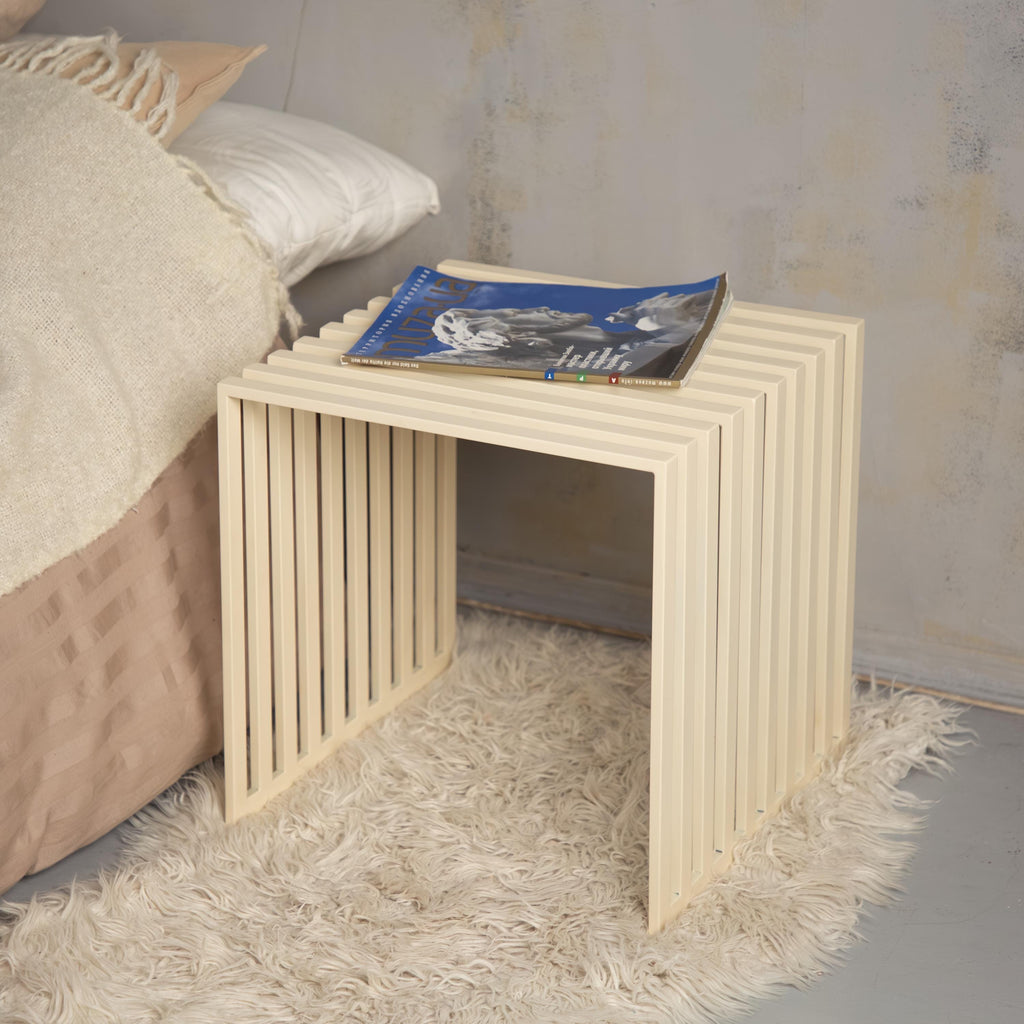 Handmade Metal Side Table, Modern Accent Table, Small Coffee & Plant Stand
