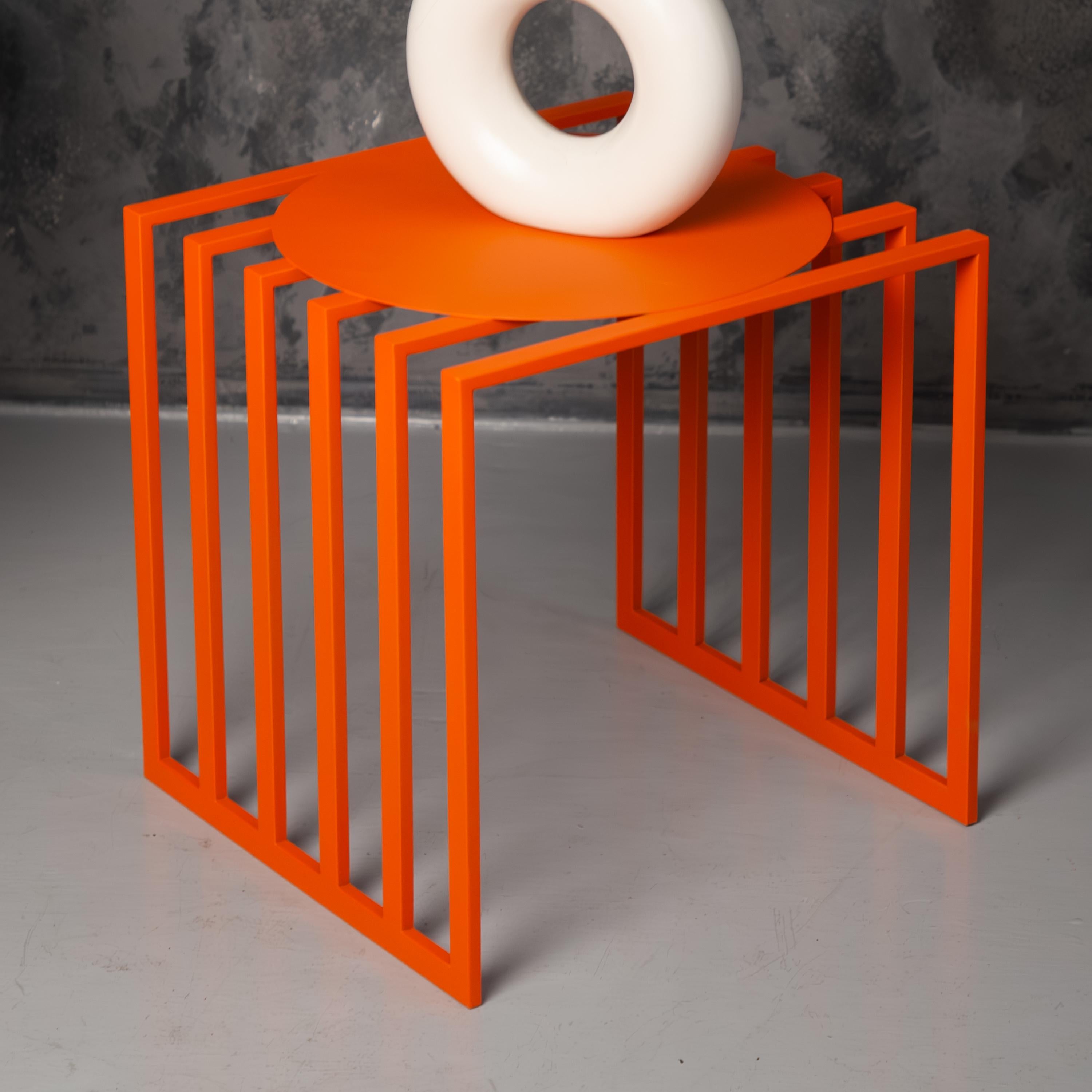 Metal Bedside Table, Modern Nightstand, Minimalist Side Table, Small End Table, Scandinavian Furniture
