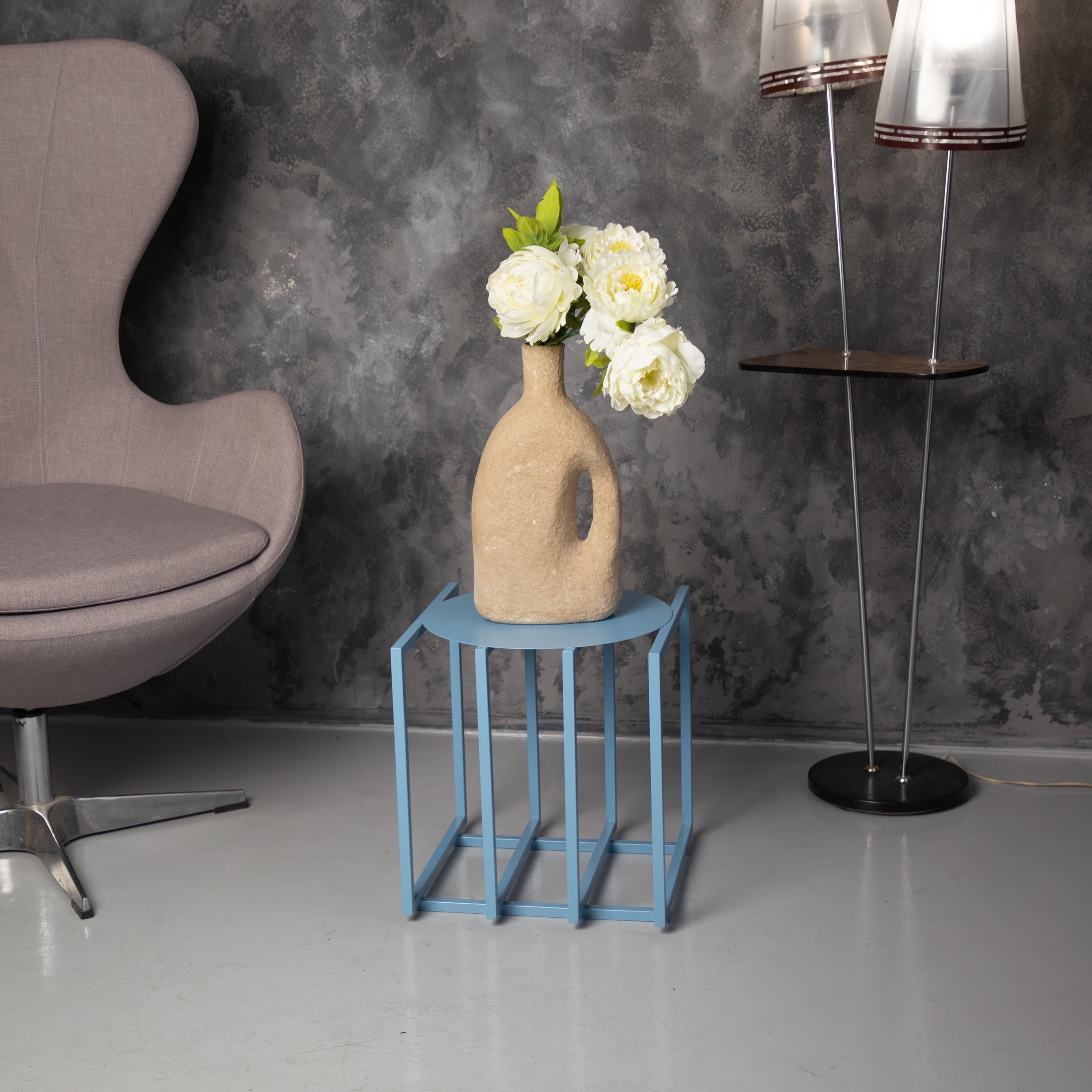 Modern Metal Bedside Table / Nightstand  Handmade Minimalist Side Table