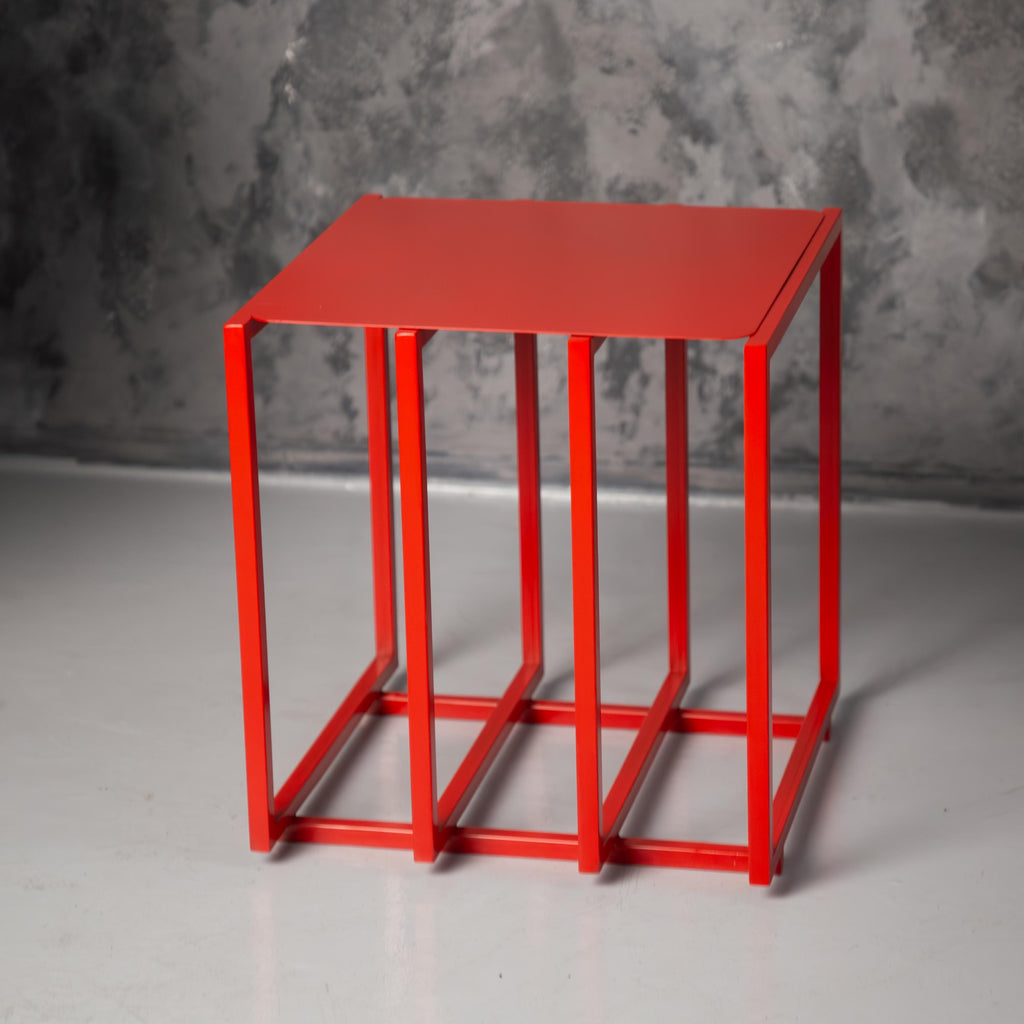 Handmade Metal Plant Stand, Modern Minimalist Indoor Table