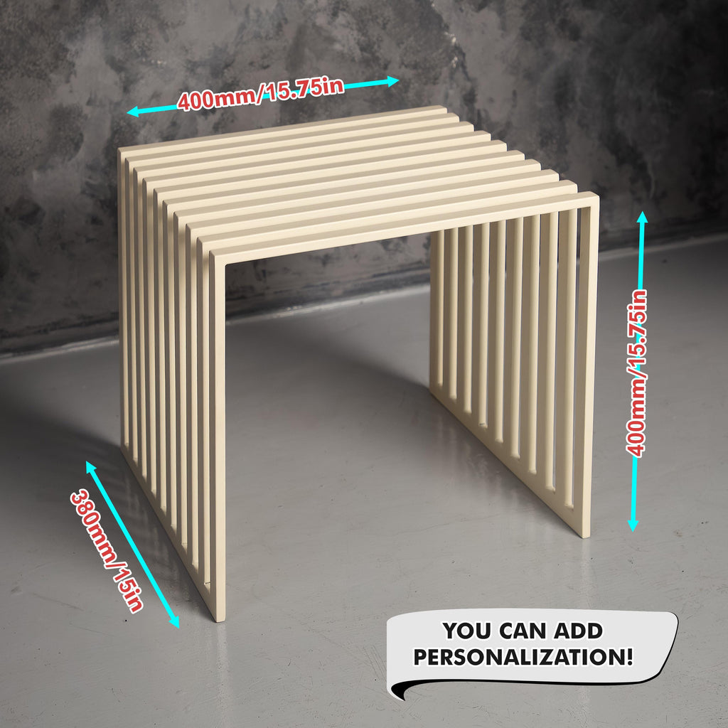 Modern Side Table Metal Small Coffee Table Bedside Accent Furniture Plant Stand