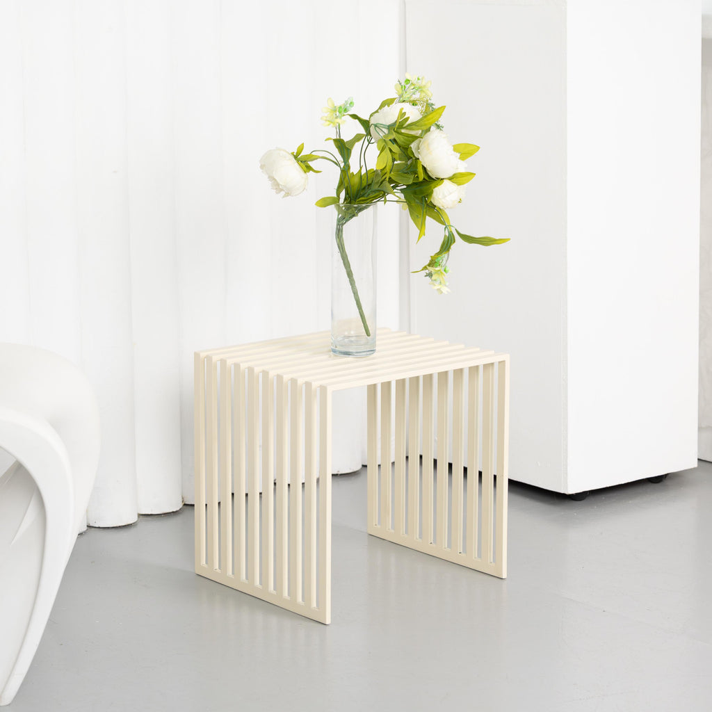 Handmade Metal Side Table, Modern Accent Table, Small Coffee & Plant Stand