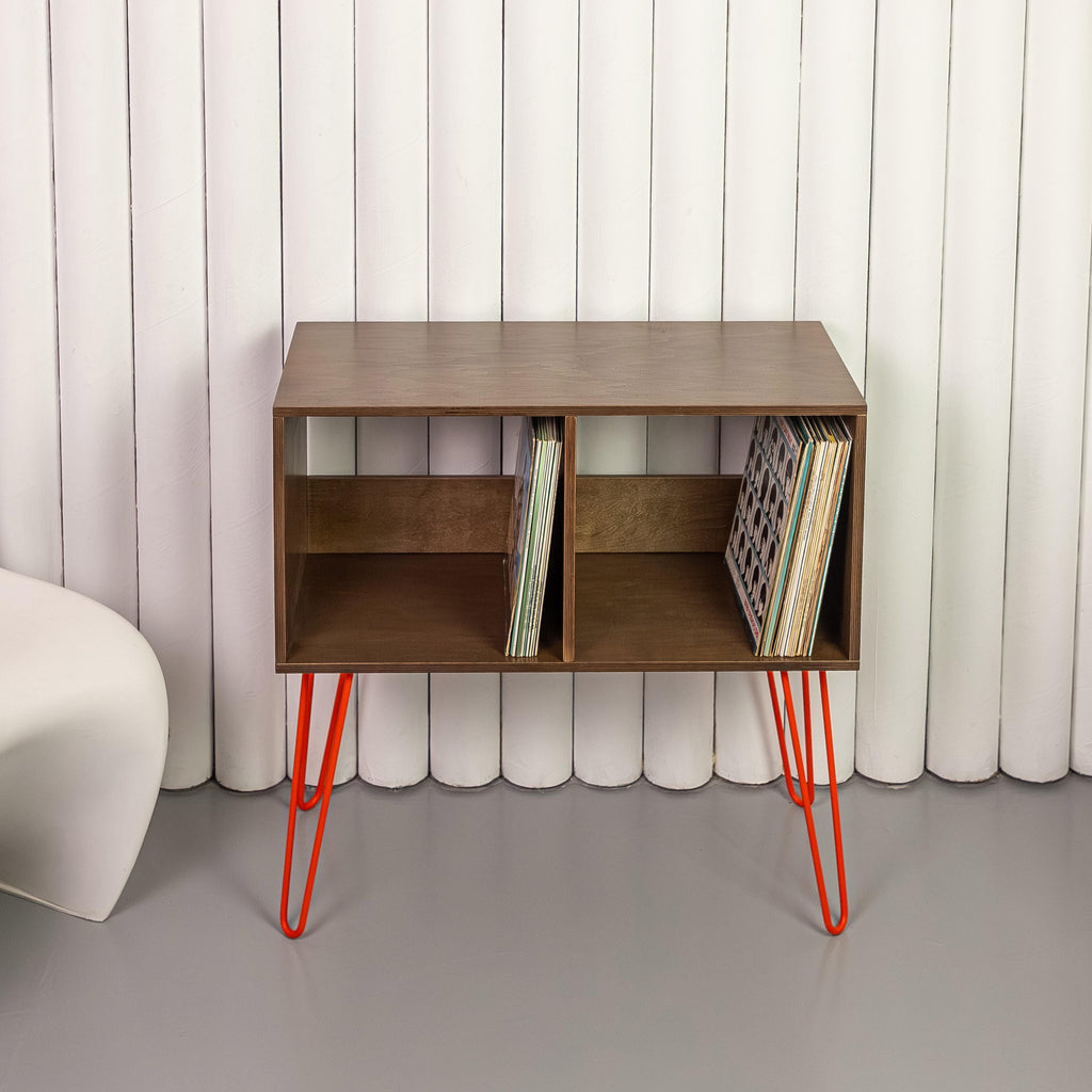 Turntable Table with Vinyl Storage, Record Player Stand