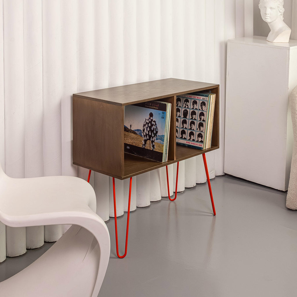 Turntable Table with Vinyl Storage, Record Player Stand