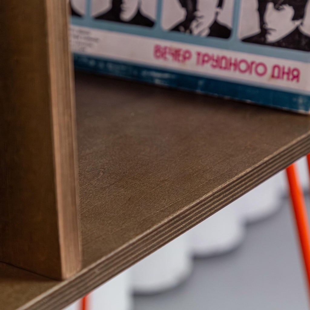 Turntable Table with Vinyl Storage, Record Player Stand