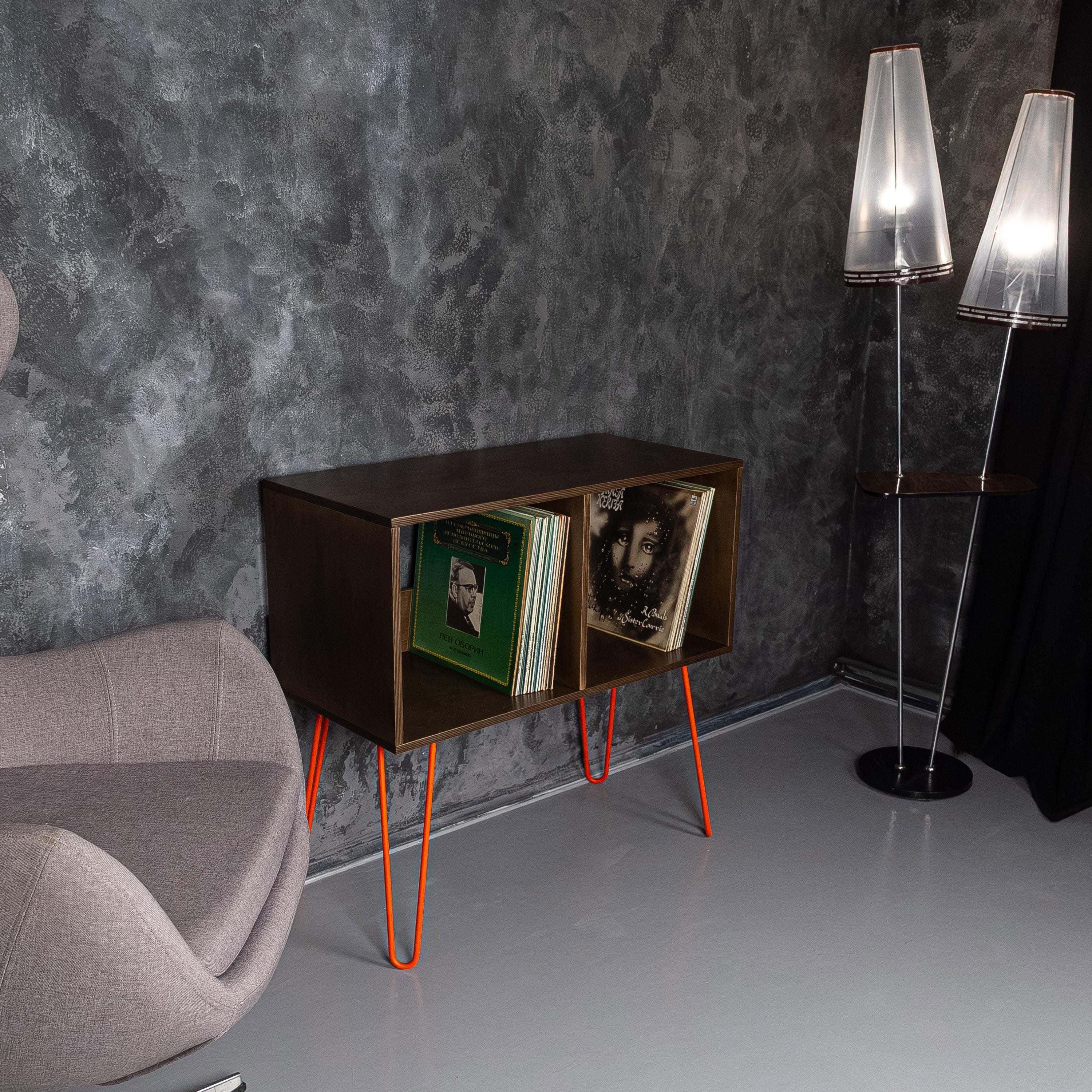 Turntable Table with Vinyl Storage, Record Player Stand
