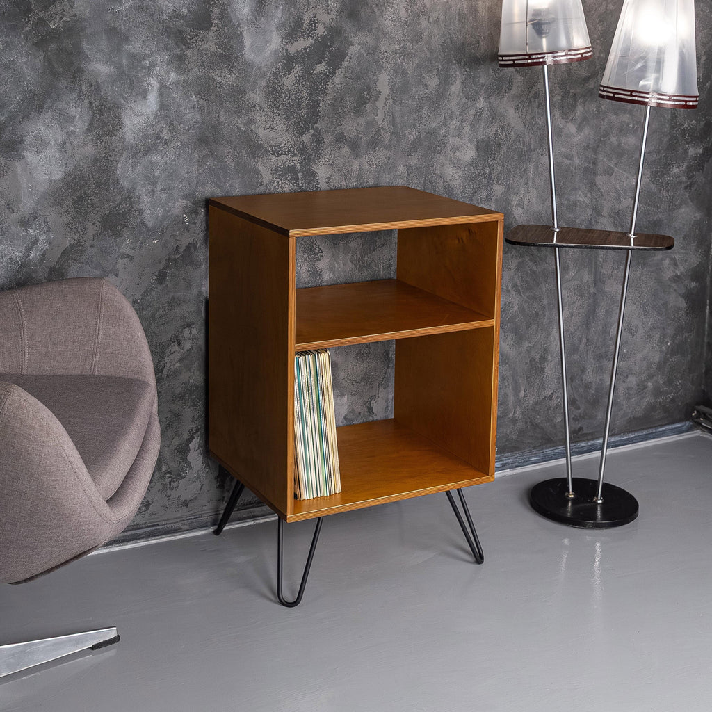 Turntable Table with Vinyl Storage, Record Player Stand
