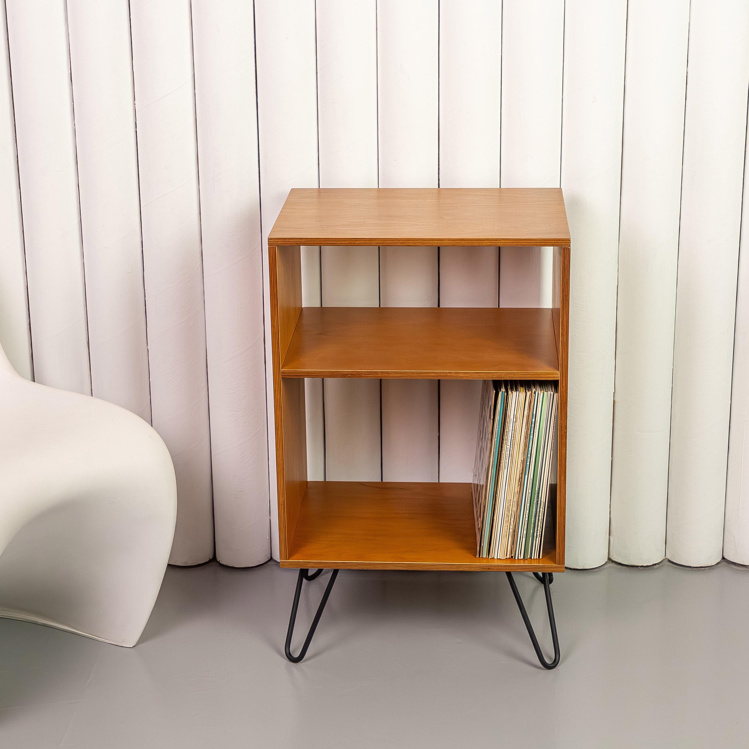 Turntable Table with Vinyl Storage, Record Player Stand