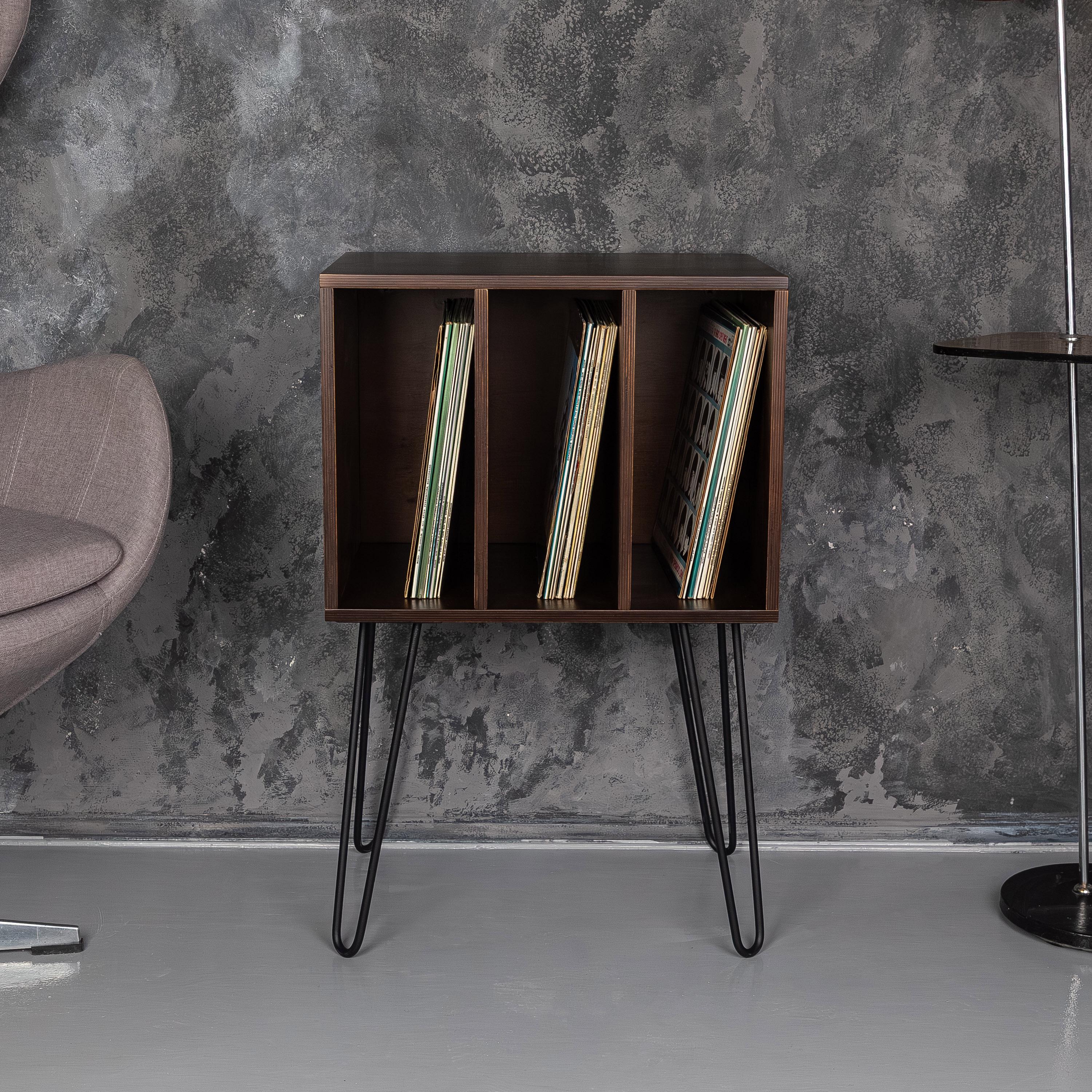 Record Player Stand Vinyl Storage, Turntable Table, LP Holder