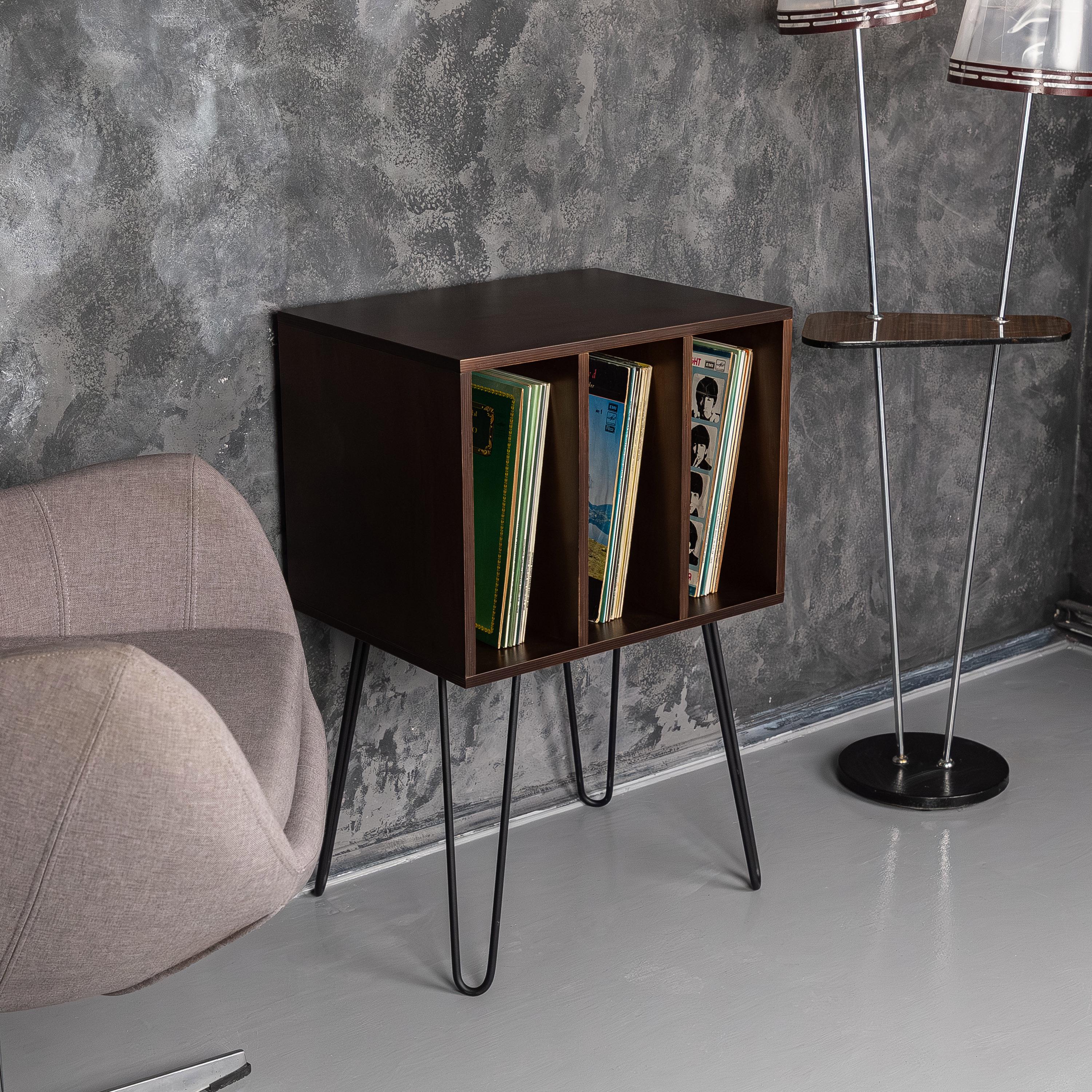 Record Player Stand Vinyl Storage, Turntable Table, LP Holder